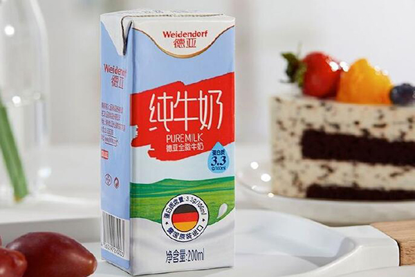 德亚纯牛奶特别受孩子喜爱