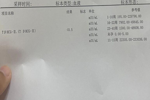 hcg超过500mIU/mL就是怀孕