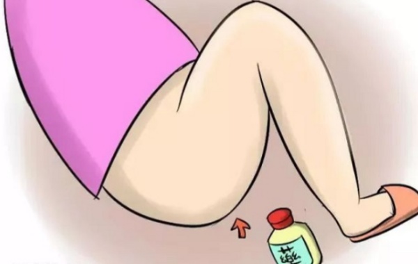 选择仰卧位和双腿屈膝分开